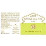 Citrus Bázikus Masszázs- és Fürdőolaj 125ml  