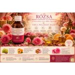 Szőlőmagolaj, sárgabarackmag-olaj, mandulaolaj, damaszkuszi rózsa illóolaj, természetes növényi olajok, rózsás masszázsolaj, rózsás fürdőolaj, bázikus masszázsolaj, bázikus fürdőolaj, romantikus welln