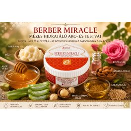 Berber Miracle Mézes Hidratáló Arc- és Testvaj mézzel, aloe verával és shea vajjal – Berber Beauty