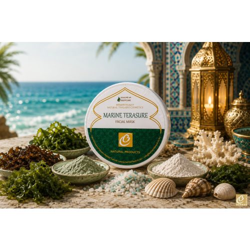 MARINE TREASURE Natúr Algás Agyagpakolás – tengeri algákkal, spirulinával és természetes agyagokkal - Berber Beauty