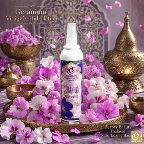 Geránium Virágvíz (Hidrolátum) – Természetes Arctonik - Berber Beauty