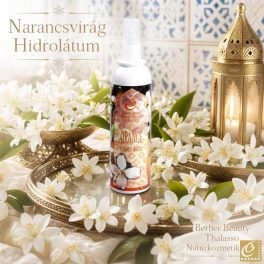 Narancsvirágok marokkói hammam környezetben – mediterrán wellness hangulat - Berber Beauty
