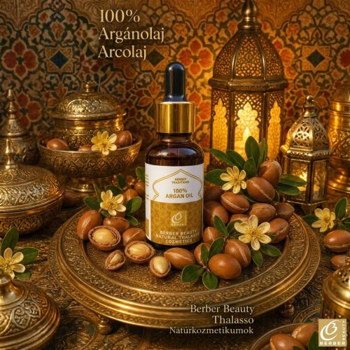 Argán Arcolaj 30 ml – 100% természetes argánolaj arcra, száraz és érett bőr ápolására - Berber Beauty