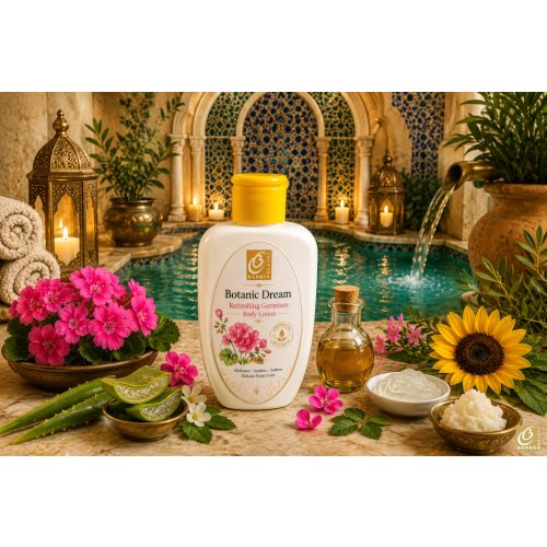 Berber Beauty Botanic Dream gerániumos testápoló aloe verával